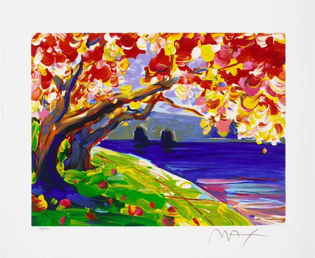 Serigraph of "Cherry" (2014), Peter Max